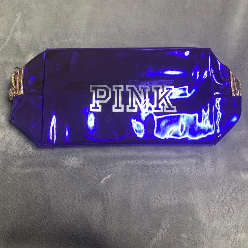 PINK MAKEUP BAG (comes with wrist strap)